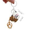 -/Cartoon Panda Bubu Dudu Magnetic Keychain Cute Backpack Pendant with Toy Figures Couple Accessories Ideal Fantasy Themed Gift