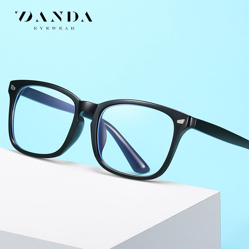 Popular8082Anti-blue light glasses for women, for computer and mobile phone use, anti-fatigue glasses, non-prescription flat lenses