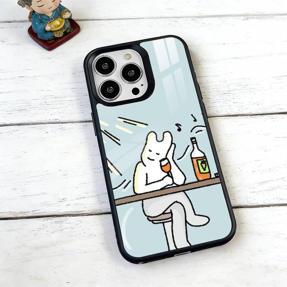 Happy Rabbits Party Phone Case For iPhone17,16,15,14,13,12,11 Plus,Pro Magnetic For Magsafe Wireless Charging