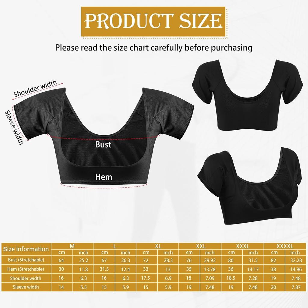 Underarm Sweat Vest Armpit Sweat Proof Pads for Under Armpits Underarm Proof Pads for Women