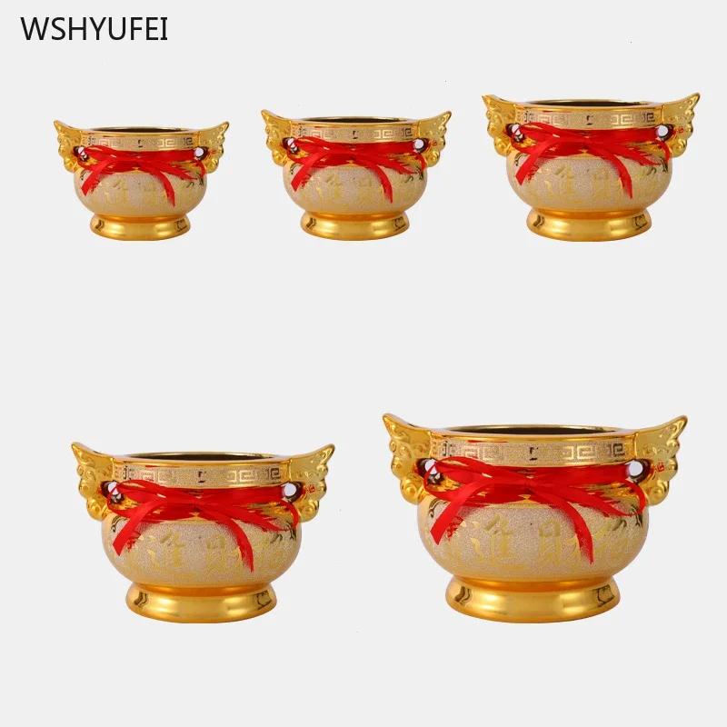 1 Pc Ceramics Aromatherapy Stove Buddhist Tools and Supplies Home Decoration Pray for Auspiciousness Ensuring Safety Offering