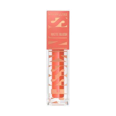 New York Sunkisser Hazy Matte Róż do policzków Peachy Quench 34, 12H Płynny kolor do policzków Lekki Blendowalny 4,7ml Opakowanie Dla Promiennego Blasku