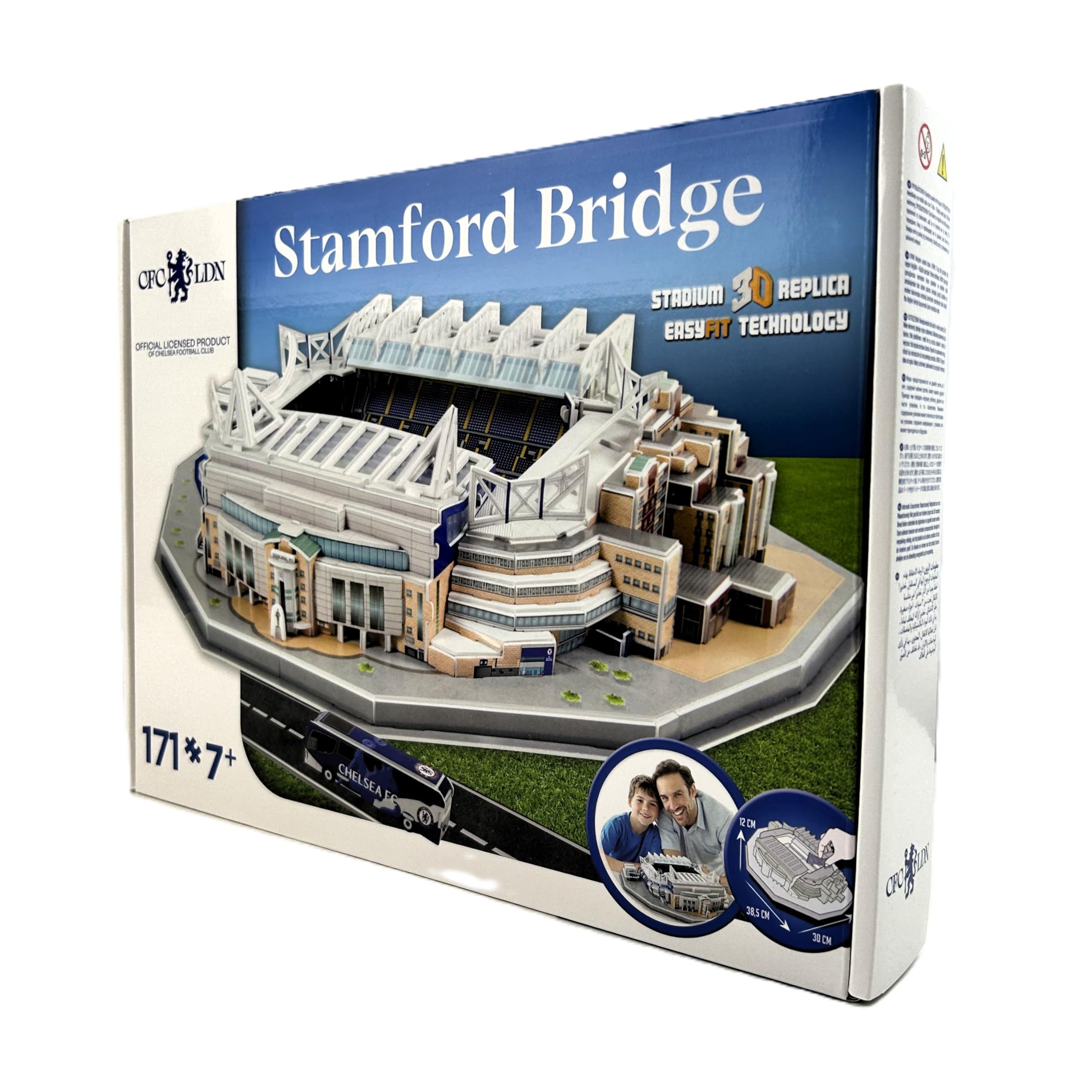 

Стадион Nanostad 3D Пазл Челси Стэмфорд Бридж 3725