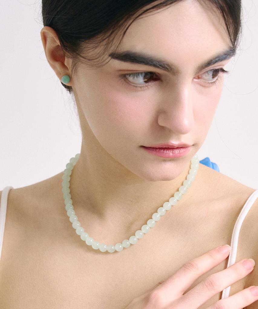 Has Hsu020 Summer Beads Necklace (2Colors)