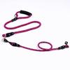 Dog Leash One-drag-three Dogs Leashes Double-head Leash for Dogs Walking Detachable Leashes Soft Handle Dog Chain Pet Products