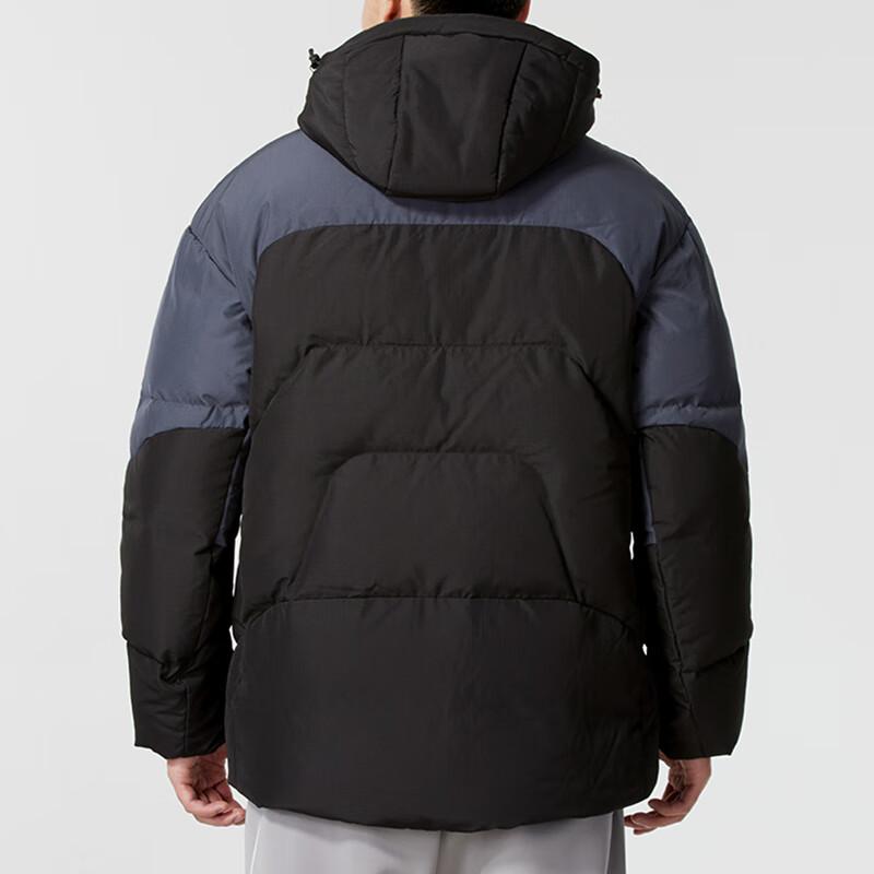 Puma Chaqueta Plumífera con Capucha Cálida a Prueba de Viento Moda Casual para Hombre Ropa Exterior Negro 629739-01