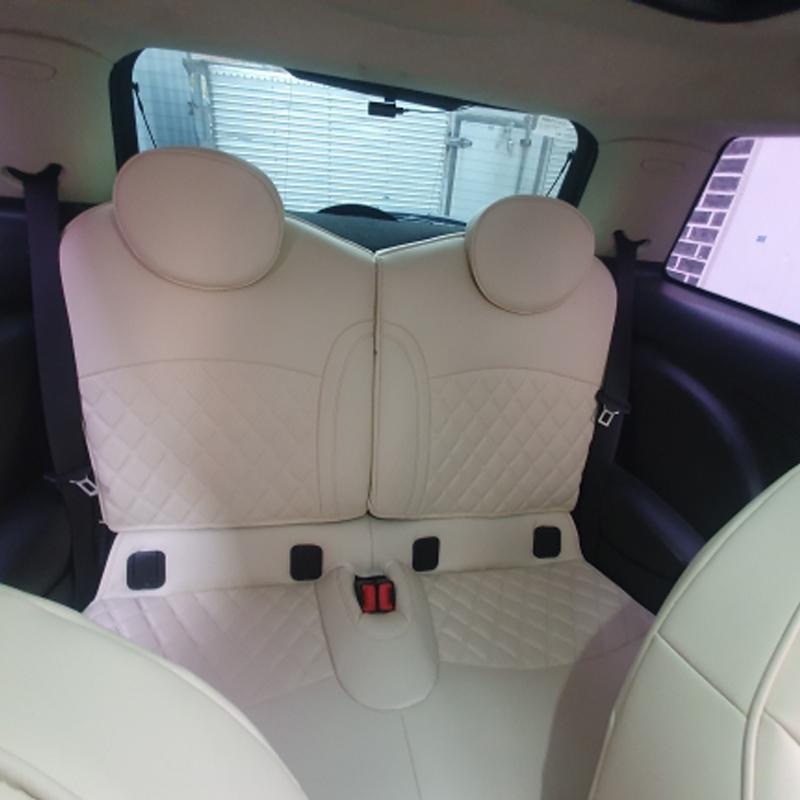 for mini cooper f56 f57 f60 f54 r50 r53 r55 r56 r57 r58 r59 r60 Car Seat Covers Car Seat Protection Accessories Full Set Begie
