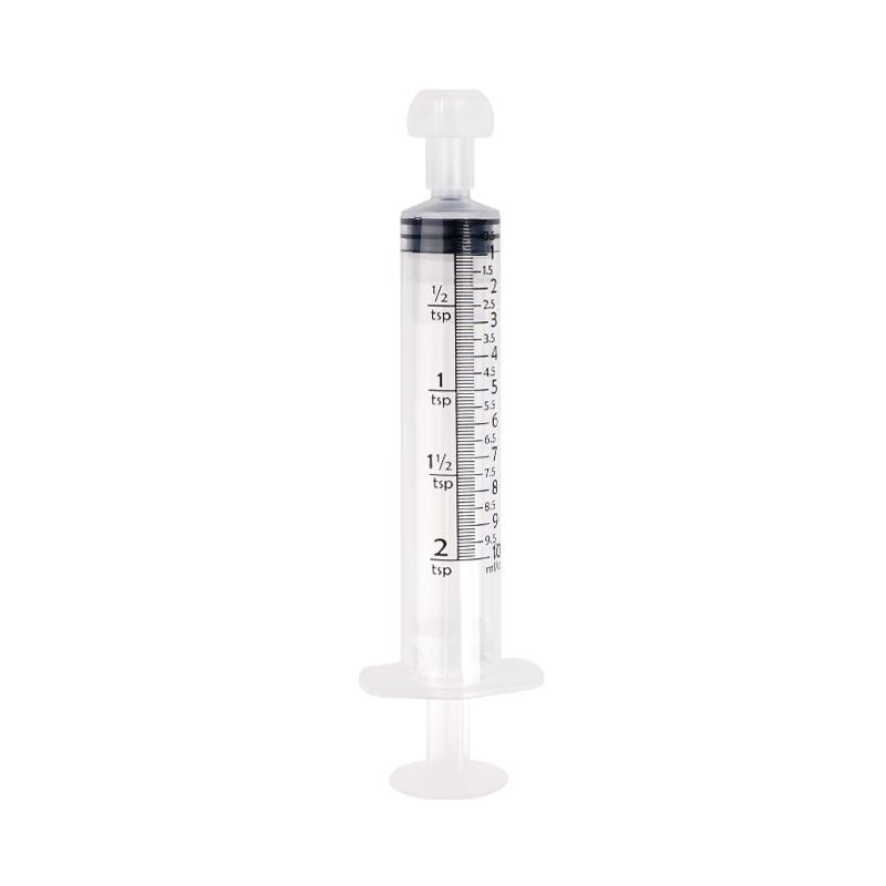 5Pcs 5ml 10ml Pet Animals Feeding Plastic Syringe Feeder Syringe Rubber Stopper Disposable Pump Measuring with Scale