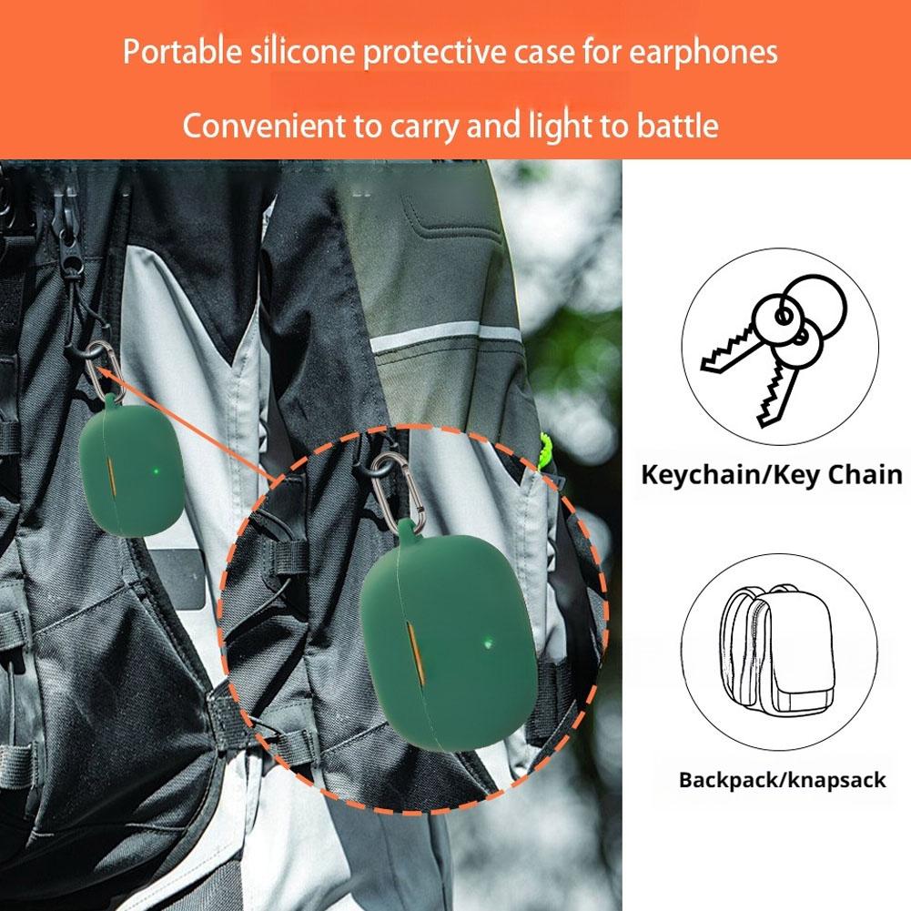 Protective Case Cover For Realme Buds T200x Wireless Bluetooth Earphone Silicone Cover Storage Case For Realme Buds T200x