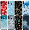 Christmas Snowflakes For Huawei Nova 10 SE Nova 9 5T 3i 7i 8i 11i Y90 Y70 Y60 Y61 P20 P30 P40 Lite P60 Pro Case