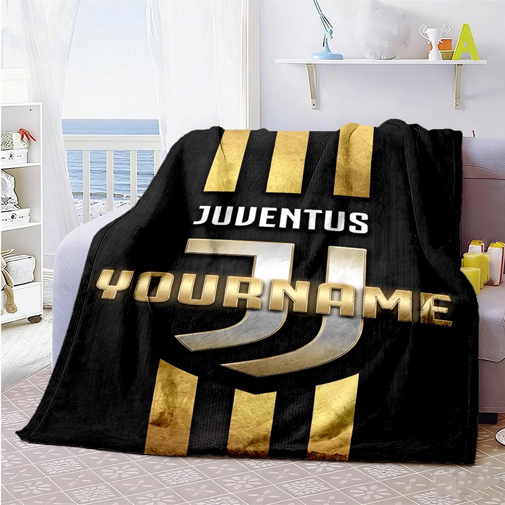Juventus Personalized Text Blanket Gift Personalized Blanket Warmthful Decor Versatile for Living Room Home Decor Sofa Bedding for All Occasions