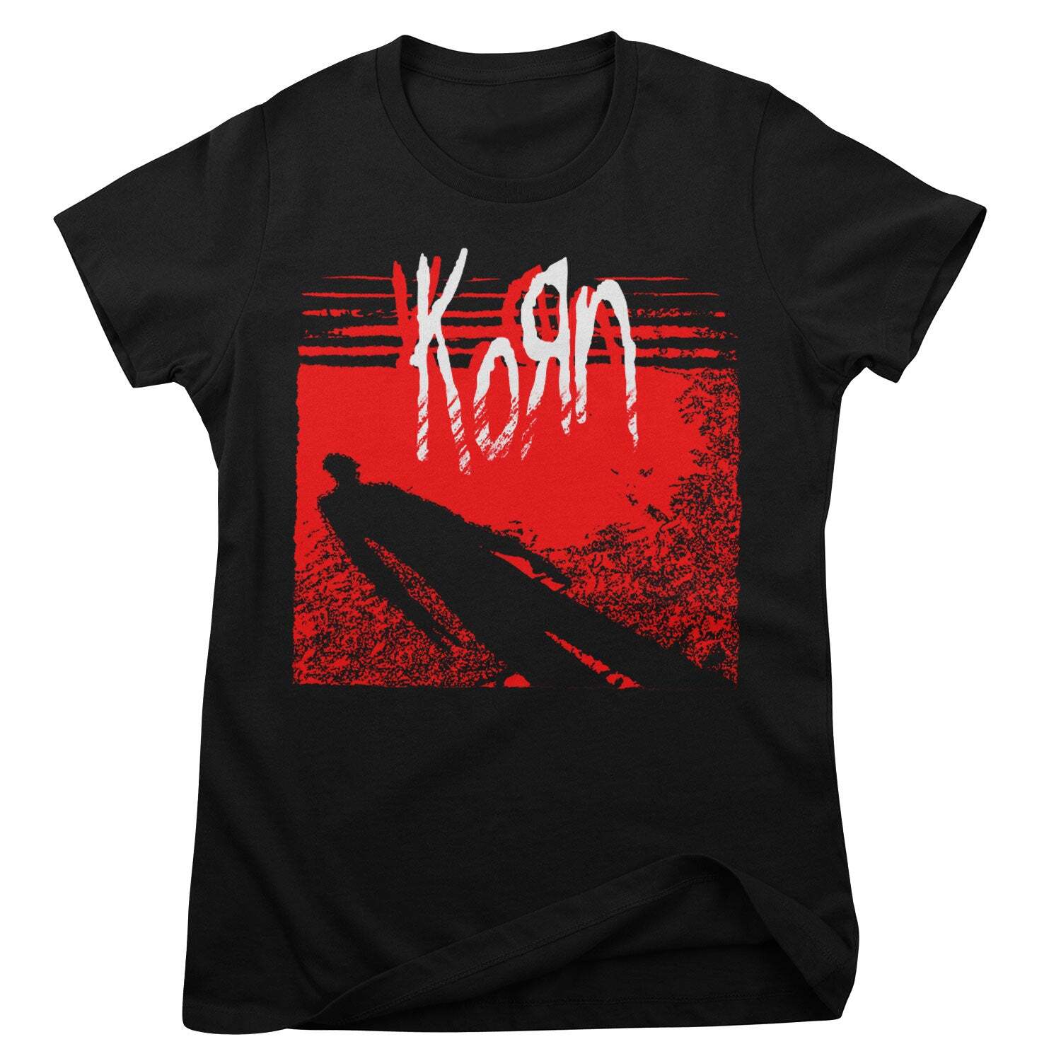 Officially Licensed Korn Shadow Women T-Shirt XL
