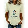 2026 Casual Women's Short-Sleeve T-Shirt with USA-Canada-Mexico World Cup Football Match Print