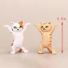 Kawaii Cats Pen Holder Funny Cat Doll Ornaments Plastic Crafts Earphone Support For Room Office Desk Home Decoration Accessories