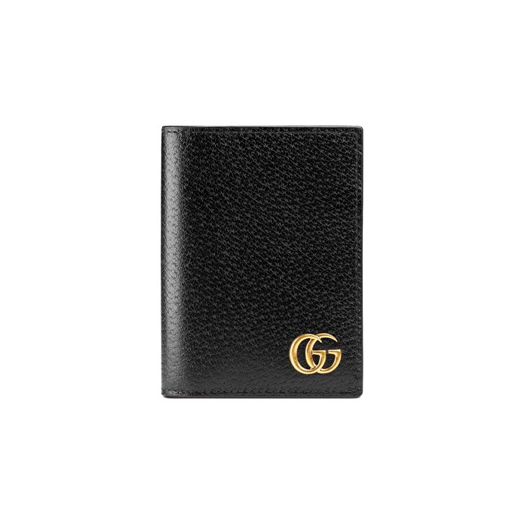 

Gucci GG Marmont Gold Logo Calfskin Card Holder Men Card Holder Black 428737-DJ20T-1000 Basic Set (Bag+Dust Bag)