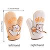 Thickened Insulated Gloves Cotton Microwave Oven Gloves Durable Heat-Resistant Gloves  Kitchen