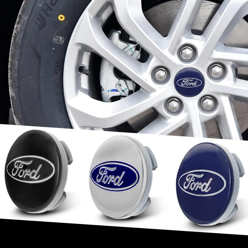Pro Ford ST Line Focus Mustang Fiesta MK2 Ranger Kuga MAX F150 Mondeo 4ks 54mm Kovový emblém auta Kryt středu kola Poklička disku