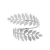 Fashion Women Metal Leaf Charm Open Bracelet Arm Cuff Armlet Bangle Fine Jewelry