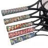 1pc Frosted Print Sweatband 3cm Colorful Mesh Badminton Racquet Grip Adhesive Dry Anti-Slip Sweatband