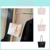 Stylish Large Capacity Tote Bag For Women In Black Pink And Khaki Ideal For Everyday Use