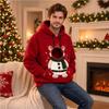 Felpa con cappuccio unisex alla moda a maniche lunghe con tasca per cane, felpa calda casual larga per l'uso quotidiano