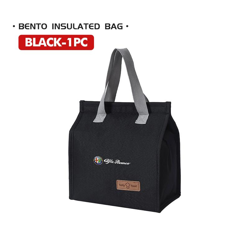 DYSA7 Insulated Lunch Bag Insulation Bento Pack Rice Bag Meal Pack For Alfa Romeo Giulia 147 Mito 156 159 166 GT Stelvio Brera Volante