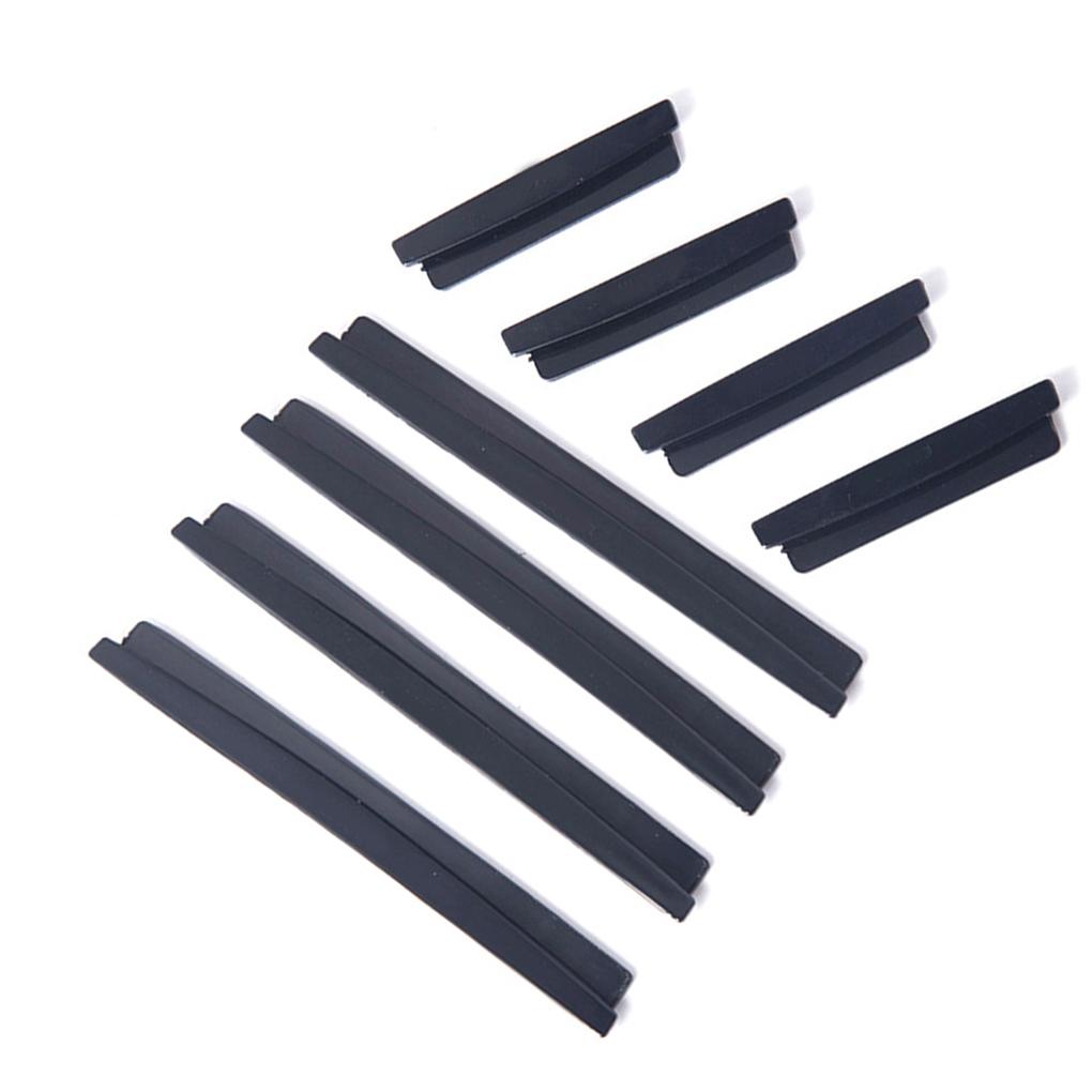 8pcs Car Door Edge Guards Set Auto Slim Bumper Strip Kit Trim Molding Protection Anti-rub Scratch