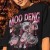Moo Deng Hemd: Lustige Nilpferd Grafik T-Shirts, Bootleg Meme T-Shirt