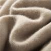 Men's Seven-Needle Cashmere V-Neck Sweater, Double-Strand Thickened, Soft Knit Base Layer for Autumn/Winter.