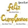 16 Inch Happy Birthday Letter Set Happy Birthday Aluminum Film Balloon Pendant Aluminum Foil Ball Celebration
