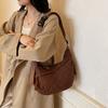Large Capacity Commuter Shoulder Bag Women's Rhombic Lightweight Crossbody Bag
