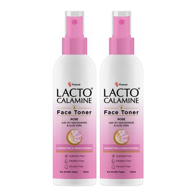 Rose Water Toner 120ml Pack of 2 for Glowing Hydrated Skin and Balanced Tone