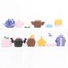 12Pcs/Set Blox Fruits Model Figures Toys Cartoon Square Devil Collection Action Figure Toys for Christmas Kid Birthday Gift
