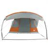 Vidaxl Campingzelt, 5-Personen, Grau-Orange, Wasserdicht
