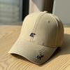 2026New embroidered letter baseball cap for men and women, versatile hard-top duckbill cap for casual sports, makes the face look smaller and