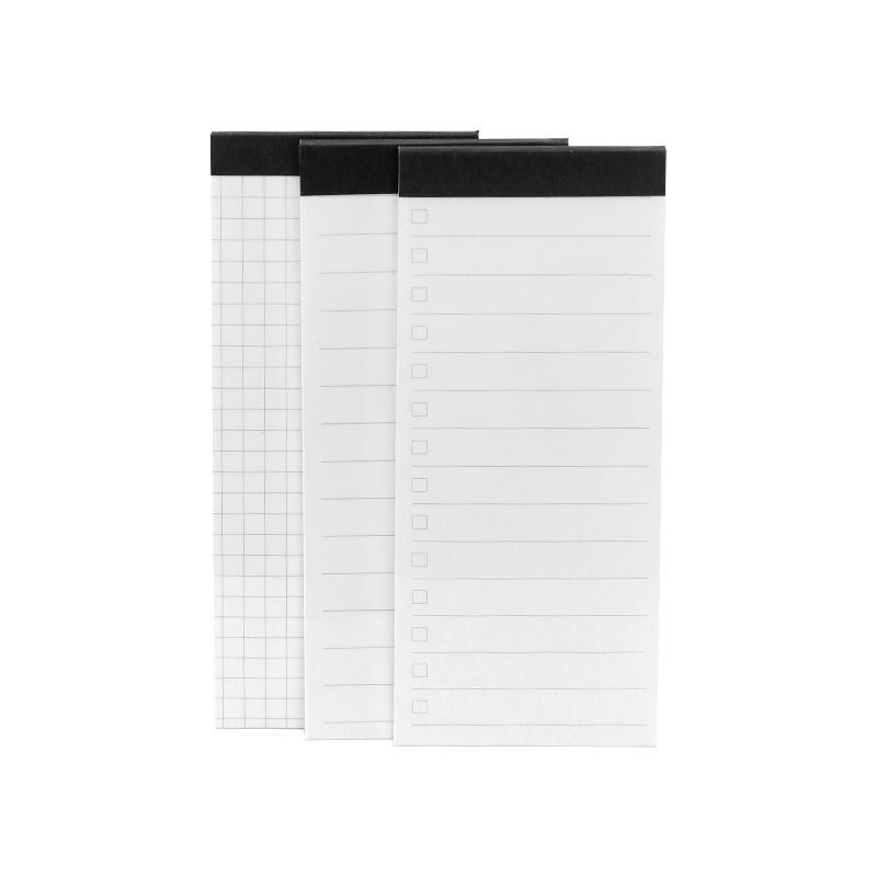 40 sheets Korean Creative Stationery with No Prints and Simple Long Handbook Notes Portable Notes for Notes TODO Plan Student