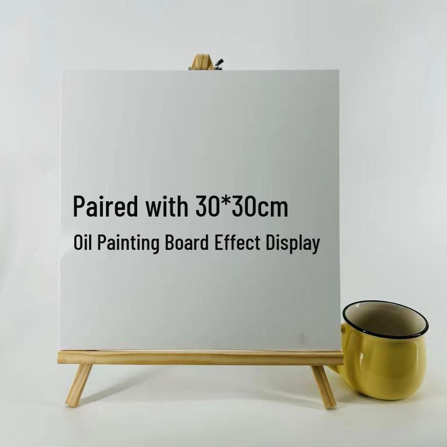 Pine Wood Triangle Easel & Desktop Holder for Paintings, Phones, and Tablets
