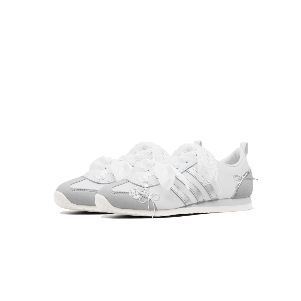 Adidas VS JOG 2.0 Moonlight Ballet Low top German Army Trainers Unisex Silver White KH7660(Team140-)