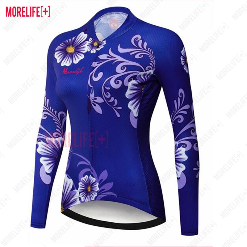 MLC Quick-drying Bike Shirt Summer Long Sleeve Cycling Shirt Top Ropa Ciclismo Women's Cycling Jersey Breathable Mtb Bike Jersey