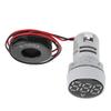Digital Current Meter Crystal Panel Ammeter Round Signal Indicator AC 220V AD16?22DSA