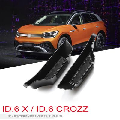 VW ID.6 X CROZZ Yolcu İçin Kapı Kolu Saklama Kutusu Organizer Tutucu Tepsi Kutusu Araba Aksesuarları Volkswagen İçin