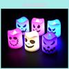 Halloween Ghost Led Candle Light For Haunted House Party Decor