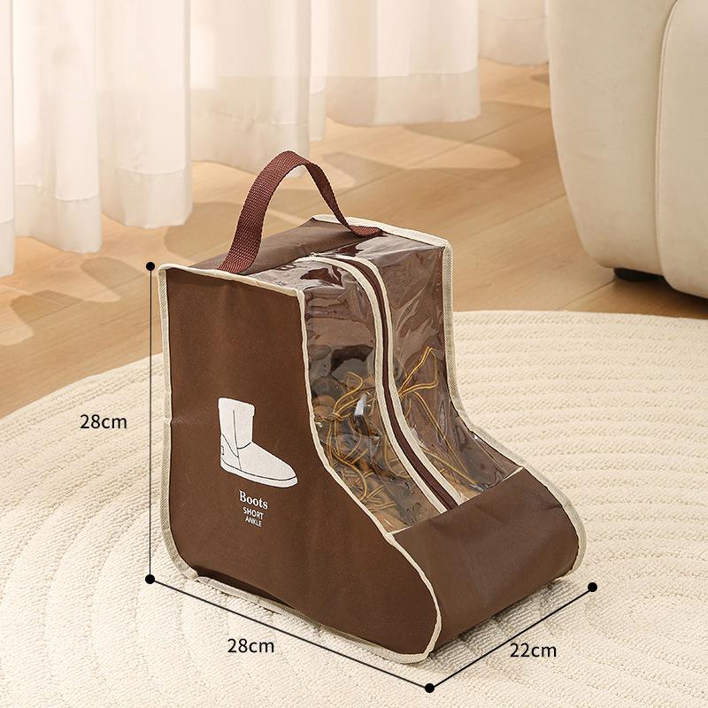 

Shoes Dust Cover PVC Mesh Transparent Shoe and Boot Storage Bag with Zipper Portable Travel Anti-dust Organizer Protector Bags 1PC