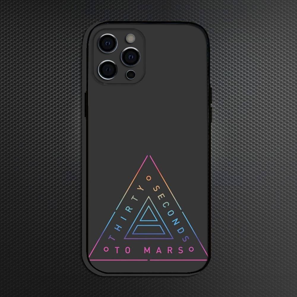 

Чехол для телефона Thirty Seconds To Mars 30stm для iPhone 16, 15, 14, 13, 12, 11 Plus, Pro Max, Мягкий силиконовый черный чехол iPhone16