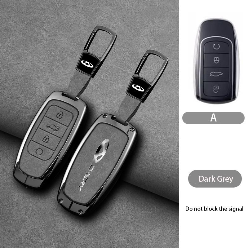 Zinklegierung Leder Auto Schlüsselanhänger Hülle Schutzhülle Für Chery Jaecoo J7 J8 7 Tiggo 8plus 8 5 Plus 7pro Max Omoda 5 C5 Arrizo