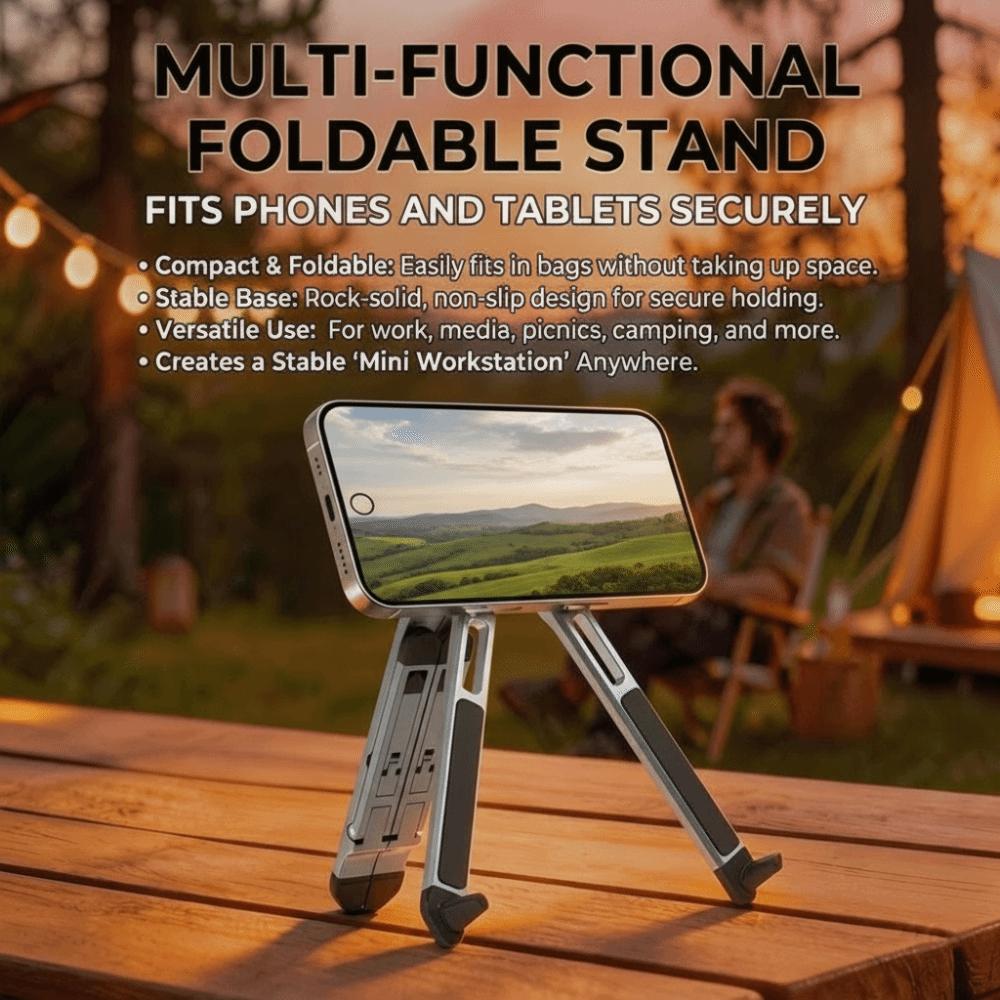 Aluminum Alloy Tablet Stand Magnetic Adsorption Phone Stand Gifts Device Holder  Study Use