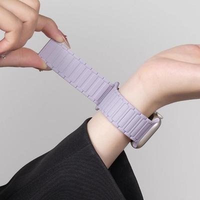 Neue Farbe Magnetisches Silikonarmband Sommer Niedliches Band für Apple Watch S10 9 8 7 6 SE 46mm/42mm 44mm 45mm 41mm 38 40mm iWatch Serie