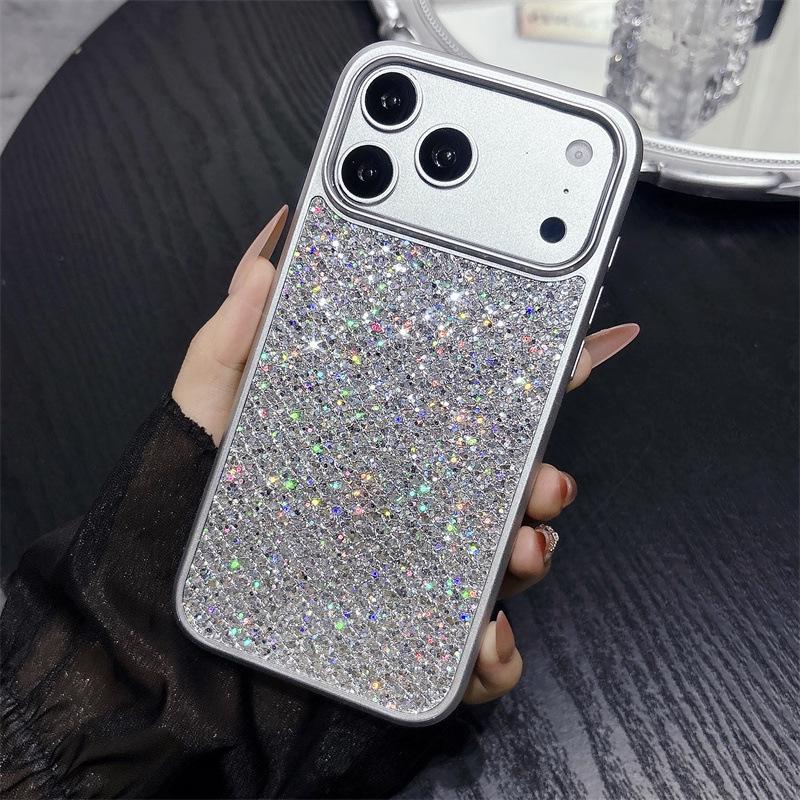 Glitter Rhombus Sequin Drop-Proof Case for Apple iPhone 13-17 Pro Max