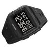 Digital Sports Watch Dual Time Display Night Light Adjustable TPR Band Outdoor Waterproof Watch for Men Women Black Silver