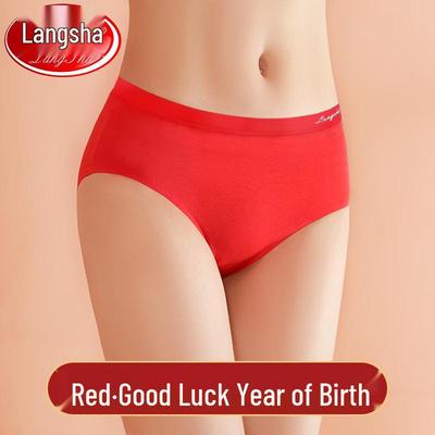 Women's Lucky Red Mid-Waist Briefs